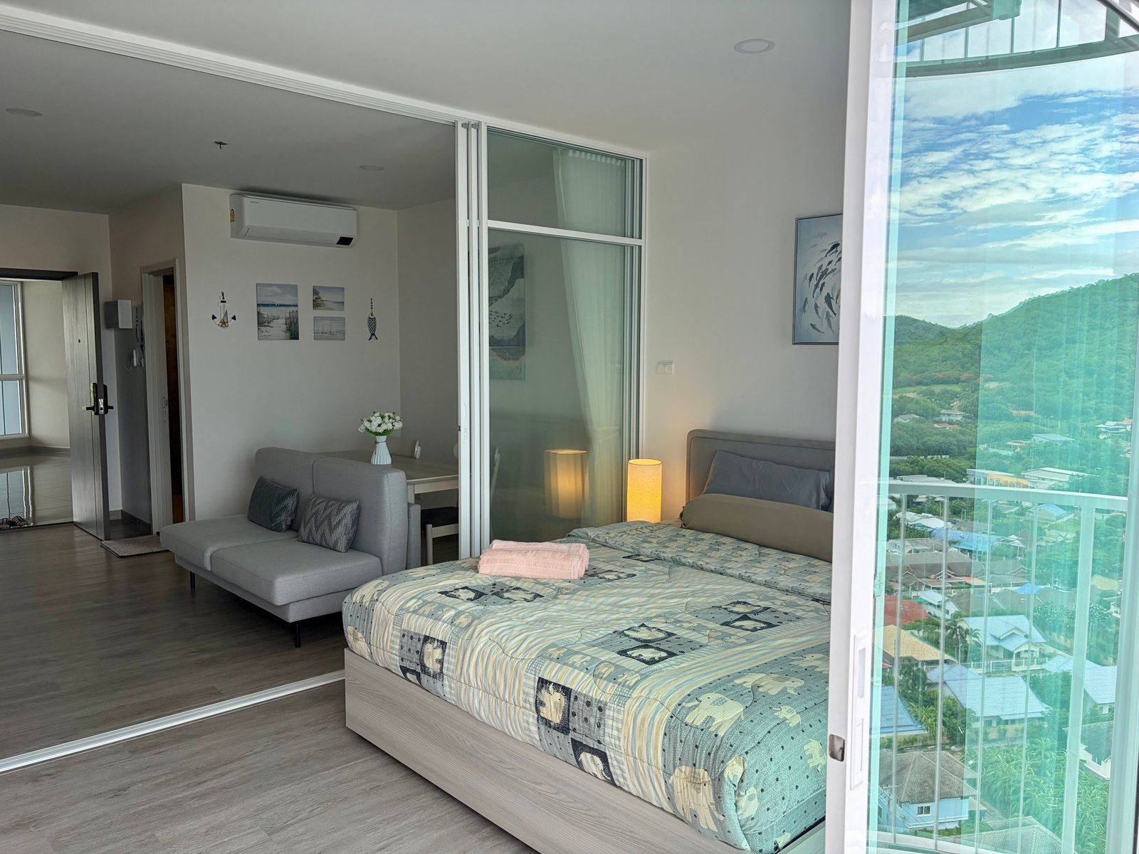 Modern Apartment Bedroom View