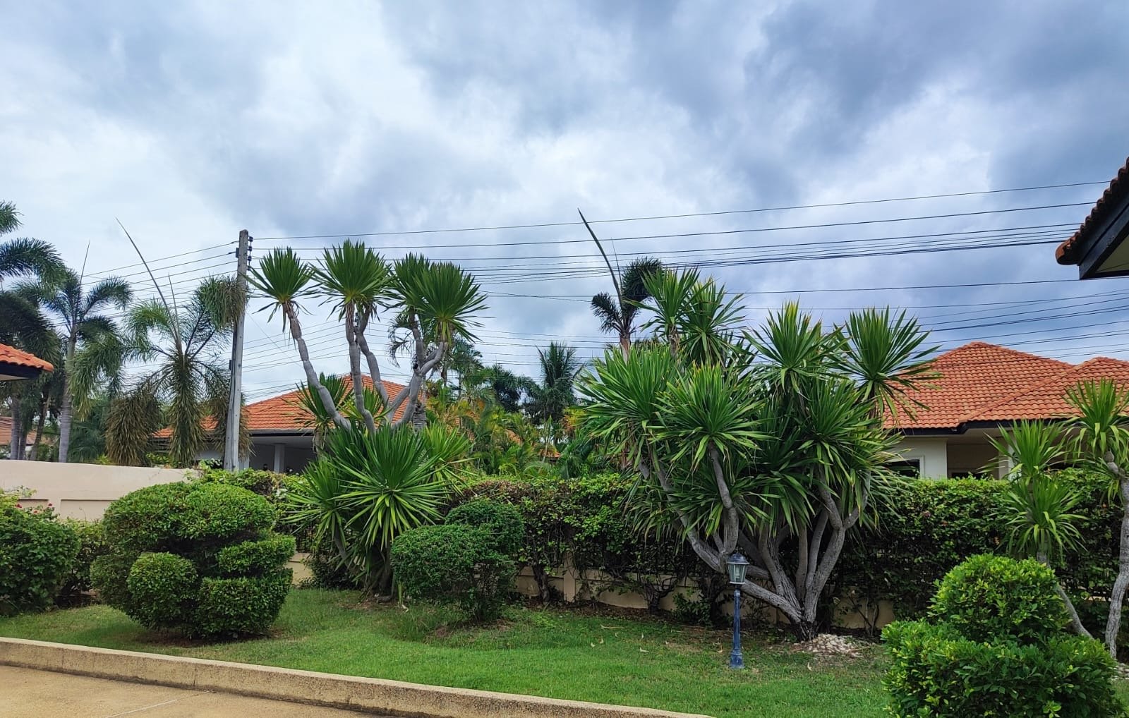 Villa Surrounding Garden Sky View